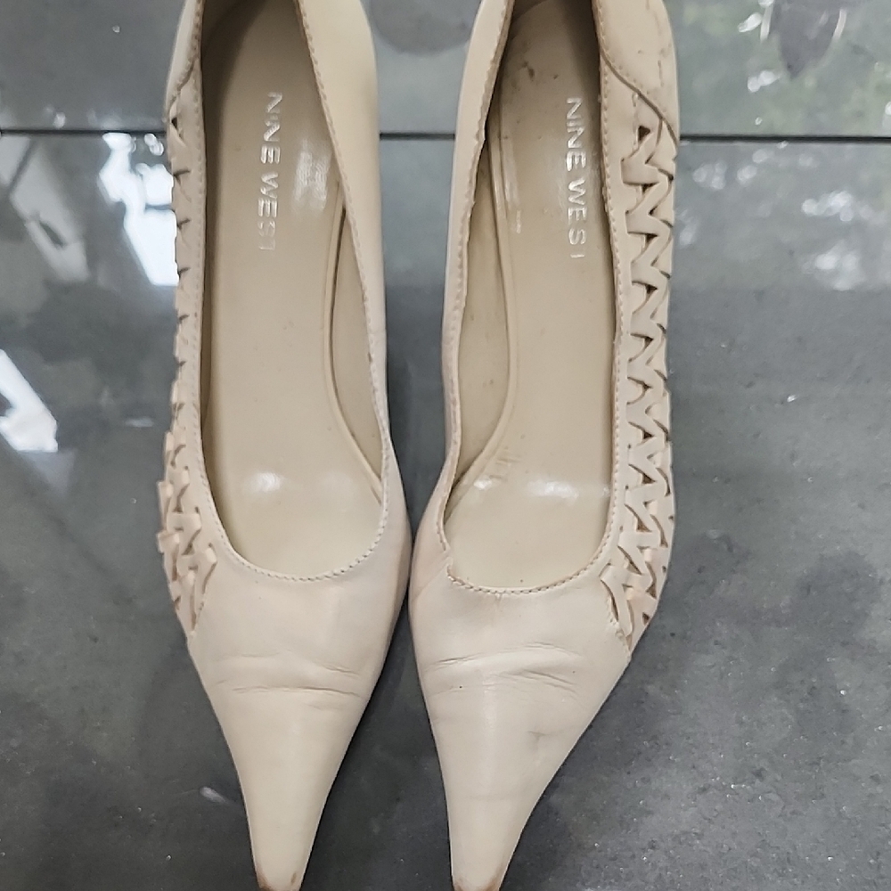 Nine West Cream Women's Shoes